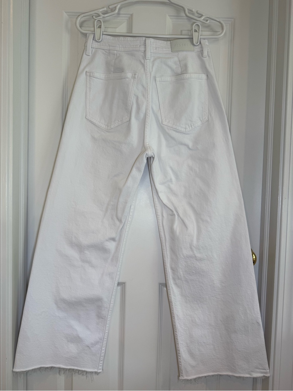 Pistola Penny High Rise Wide Leg Jeans Size 27 Blizzard - Picture 4 of 14